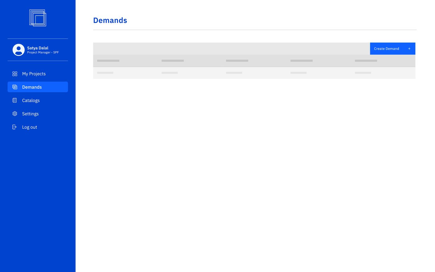 Demands, empty state